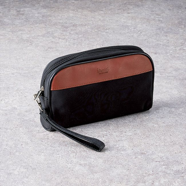 カンサイセレクション セカンドバッグ（ブラック） B-KSM995045BK 内祝 内祝い お祝 御祝 記念品 出産内祝い プレゼント 快気祝い 粗供養 引出物