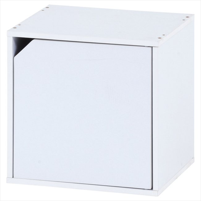 Western Furniture - 0 キューブボックス扉付　ホワイト 81907 内祝 内祝い お祝 御祝 記念品 出産内祝い プレゼント 快気祝い 粗供養 引出物