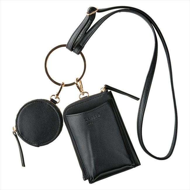 キッピス 2連ショルダーバッグ（ブラック） KP-22235126 内祝 内祝い お祝 御祝 記念品 出産内祝い プレゼント 快気祝い 粗供養 引出物