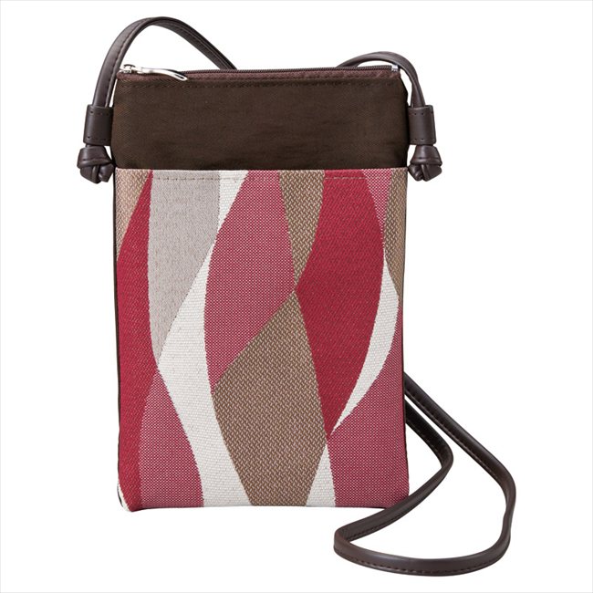 0 愛知県産尾州織スマホポシェット レッド PLV-4008RE 内祝 内祝い お祝 御祝 記念品 出産内祝い プレゼント 快気祝い 粗供養 引出物