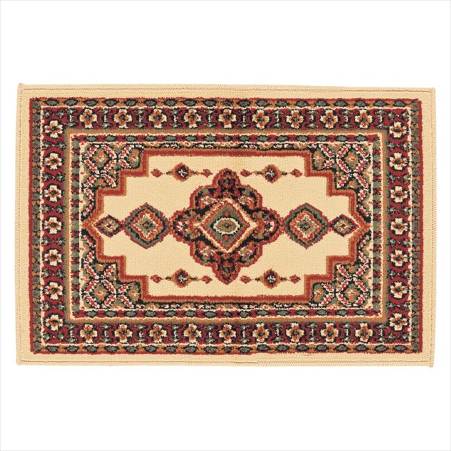 オリエンタル・ウィーバーズ ウィルトン織ペルシャ柄マット ベージュ 536/6090BE 内祝 内祝い お祝 御祝 記念品 出産内祝い プレゼント 快気祝い 粗供養 引出物