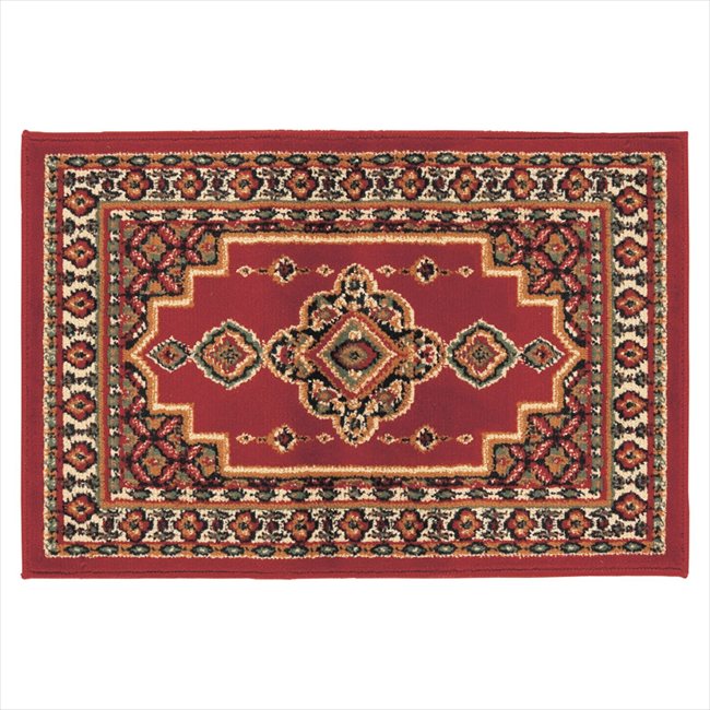 オリエンタル・ウィーバーズ ウィルトン織ペルシャ柄マット レッド 536/6090R 内祝 内祝い お祝 御祝 記念品 出産内祝い プレゼント 快気祝い 粗供養 引出物