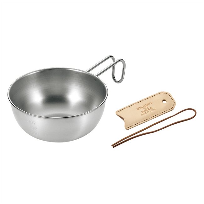 燕熟の技 シェラカップ・ボウル15cm（レザーハンドルカバー付） EJSB-401 内祝 内祝い お祝 御祝 記念品 出産内祝い プレゼント 快気祝い 粗供養 引出物