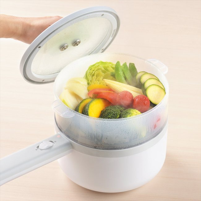 エレットモノ 蒸し器兼用電気片手鍋（トング付）　 ET-113T 内祝 内祝い お祝 御祝 記念品 出産内祝い プレゼント 快気祝い 粗供養 引出物