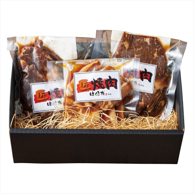 大阪 焼肉はらだ本店 たれ漬け焼肉食べ比べ 6004-50c 内祝 内祝い お祝 御祝 記念品 出産内祝い プレゼント 快気祝い 粗供養 引出物