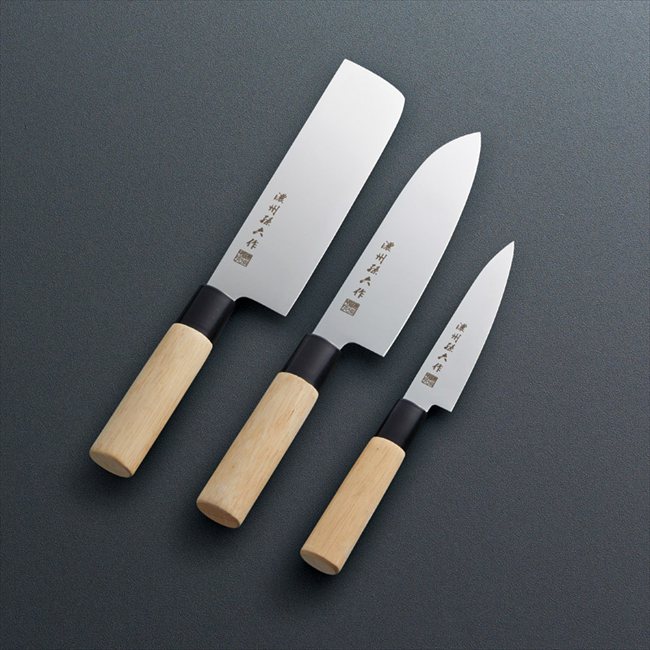 濃州孫六作 和包丁3点セット（黒口輪） 80M 内祝 内祝い お祝 御祝 記念品 出産内祝い プレゼント 快気祝い 粗供養 引出物