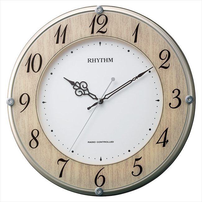 リズム ライブリーナチュレ電波時計 8MY506SR23 内祝 内祝い お祝 御祝 記念品 出産内祝い プレゼント 快気祝い 粗供養 引出物