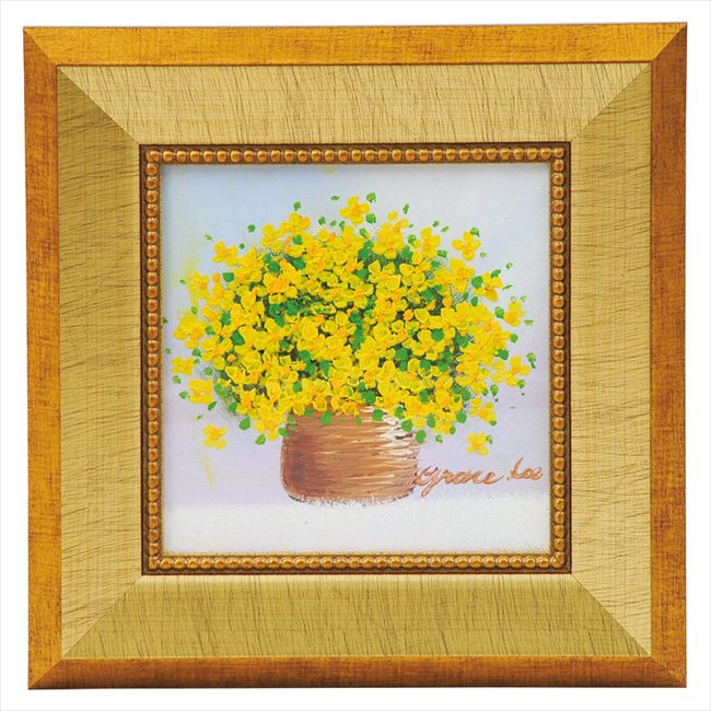 0 手描き油絵「黄色のブーケ」 D20-902 内祝 内祝い お祝 御祝 記念品 出産内祝い プレゼント 快気祝い 粗供養 引出物