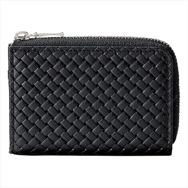 良品工房 日本製牛革メッシュ型押カード小銭入れ K23-274 内祝 内祝い お祝 御祝 記念品 出産内祝い プレゼント 快気祝い 粗供養 引出物