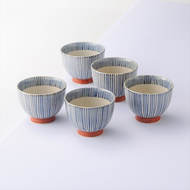 波佐見焼 5客仙茶揃 009-704M 内祝 内祝い お祝 御祝 記念品 出産内祝い プレゼント 快気祝い 粗供養 引出物