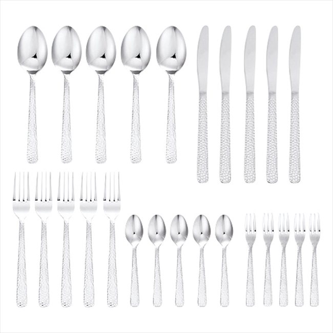 燕匠一 鎚目カトラリー25点セット 170-418 内祝 内祝い お祝 御祝 記念品 出産内祝い プレゼント 快気祝い 粗供養 引出物