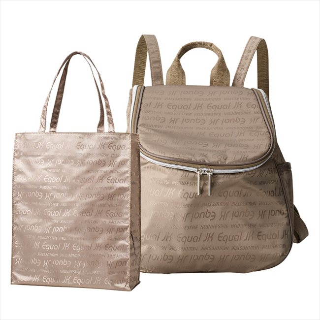 ジュンコ コシノ イコール 軽量ジャカードリュック&トートバッグ ベージュ JKMT-20S BEIGE 内祝 内祝い お祝 御祝 記念品 出産内祝い プレゼント 快気祝い 粗供養 引出物