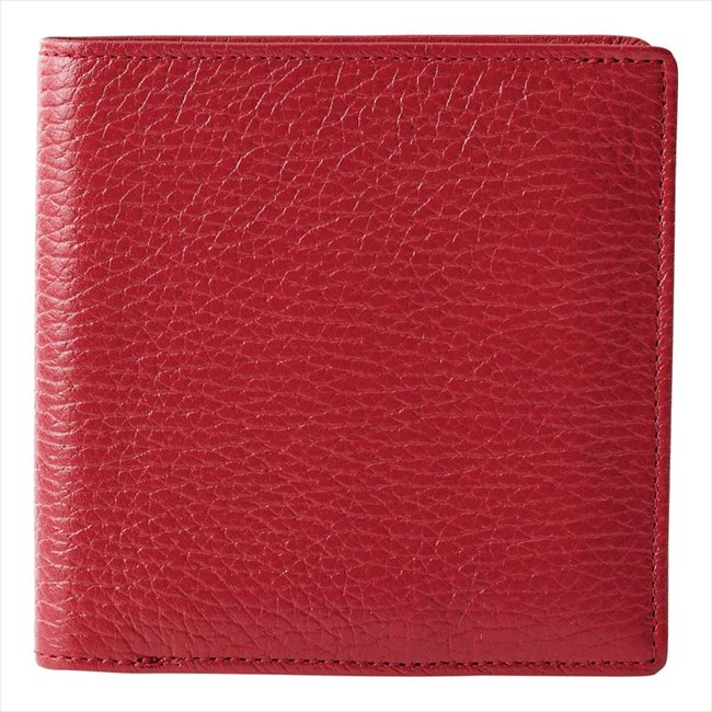 良品工房 日本製牛革手作り2つ折れ財布 エンジ B1110-204RE 内祝 内祝い お祝 御祝 記念品 出産内祝い プレゼント 快気祝い 粗供養 引出物