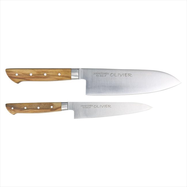バイアキッチン オリーブキッチンナイフ2点セット 150N 内祝 内祝い お祝 御祝 記念品 出産内祝い プレゼント 快気祝い 粗供養 引出物