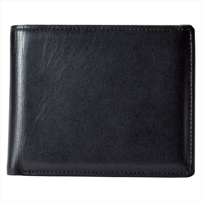 0 日本製牛革中べら付き札入れ（ブラック） K18-242 内祝 内祝い お祝 御祝 記念品 出産内祝い プレゼント 快気祝い 粗供養 引出物