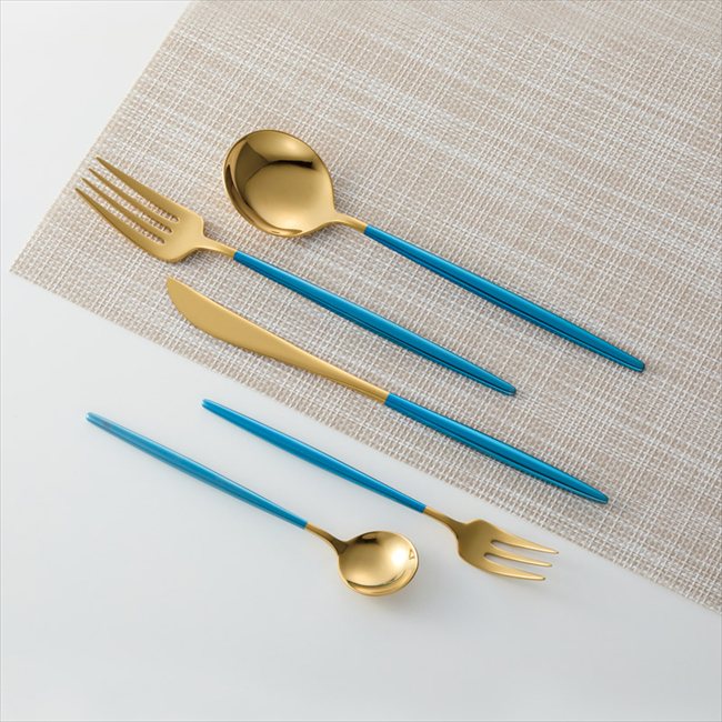 贈り物専門店ココイロギフトのポルト ディナーセット10pc（金メッキ）　 PRT-6 内祝 内祝い お祝 御祝 記念品 出産内祝い プレゼント 快気祝い 粗供養 引出物｜アングル2