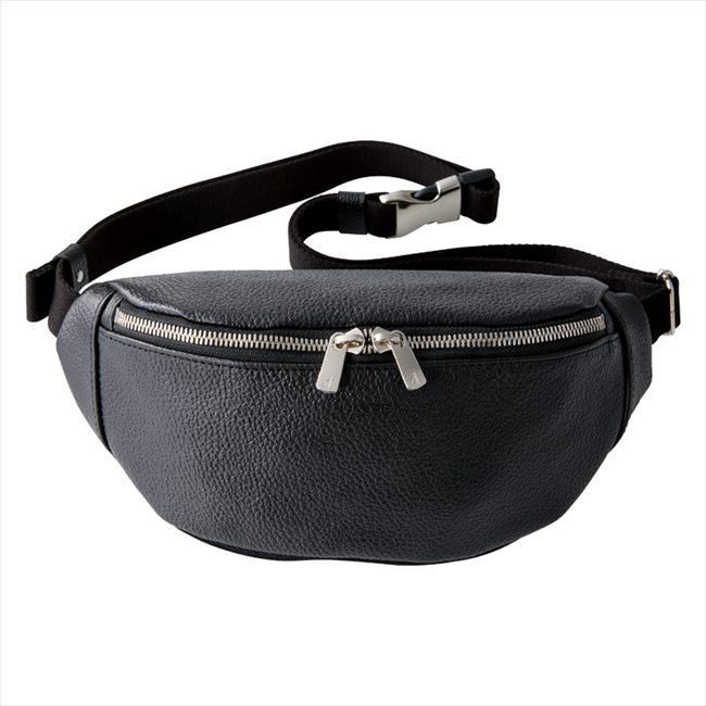 ラジェックス 牛革ウエストバッグ（ブラック） 13-1094-10 内祝 内祝い お祝 御祝 記念品 出産内祝い プレゼント 快気祝い 粗供養 引出物