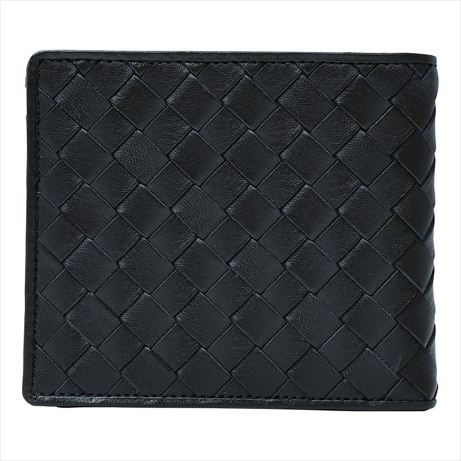 良品工房 日本製編込み二つ折財布 ブラック J17-232B 内祝 内祝い お祝 御祝 記念品 出産内祝い プレゼント 快気祝い 粗供養 引出物