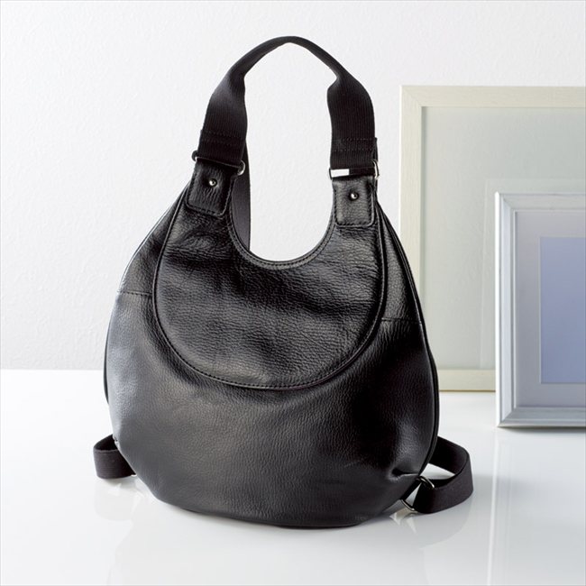 良品工房 日本製牛革リュック（ブラック） M19-155 内祝 内祝い お祝 御祝 記念品 出産内祝い プレゼント 快気祝い 粗供養 引出物