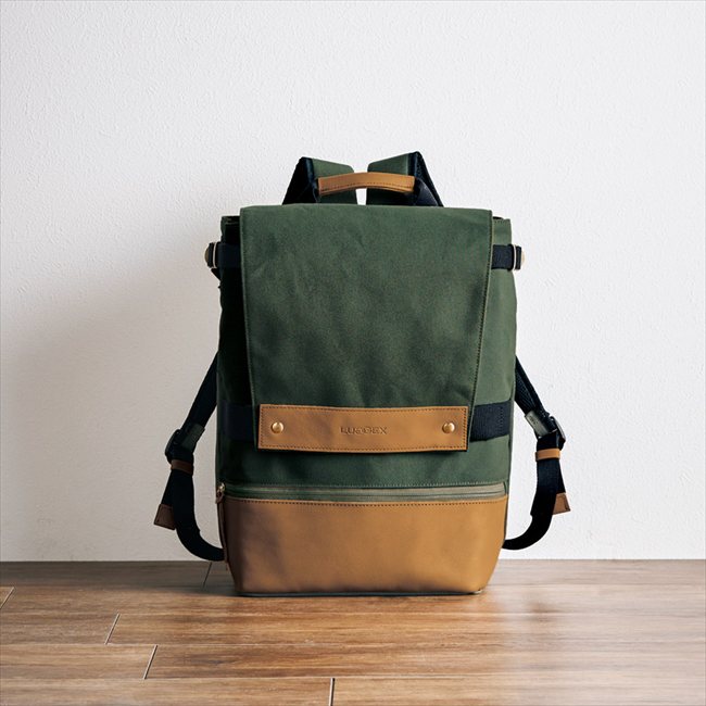 ラジェックス 日本製 帆布リュック（カーキ） 14-0102-74 内祝 内祝い お祝 御祝 記念品 出産内祝い プレゼント 快気祝い 粗供養 引出物