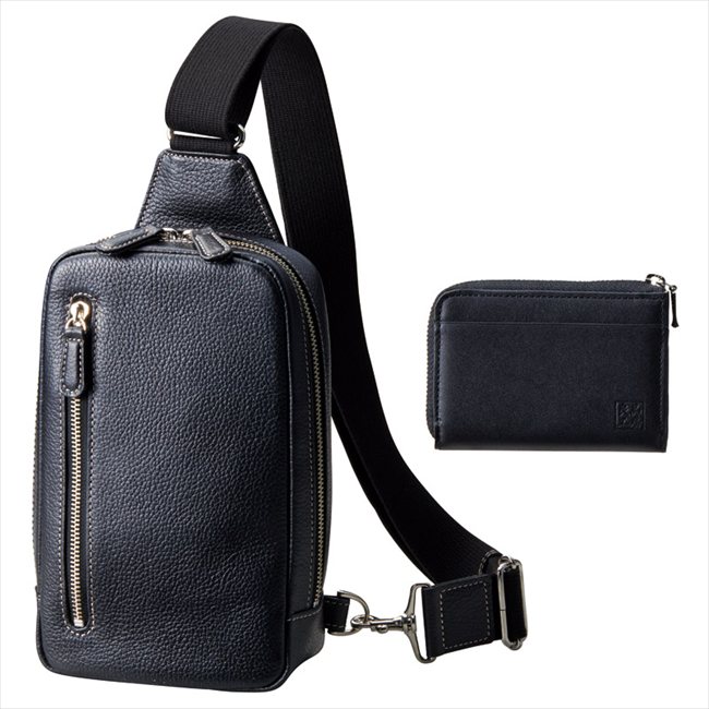 良品工房 日本製牛革ワンショルダー・小銭入れセット T23-307-273 内祝 内祝い お祝 御祝 記念品 出産内祝い プレゼント 快気祝い 粗供養 引出物