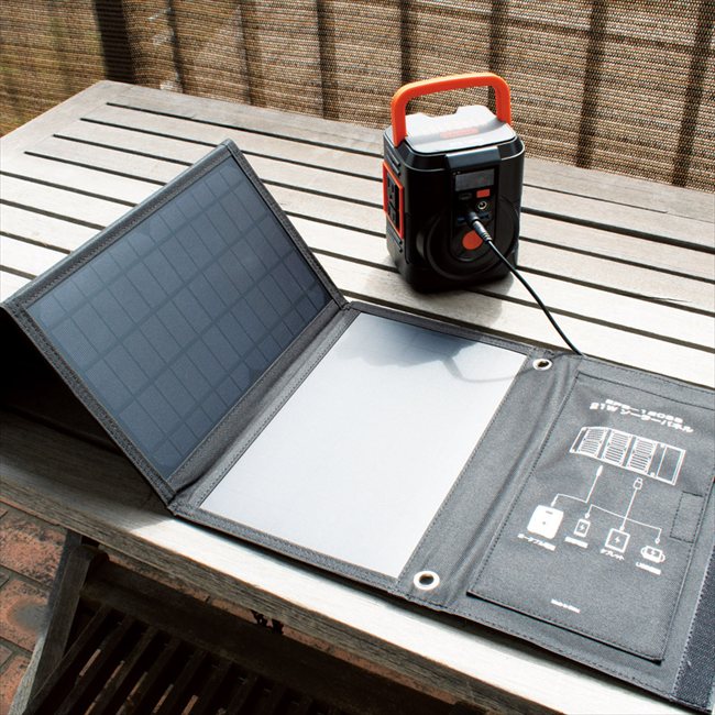 Solpa これだけで安心!簡単ポータブル電源・ソーラーパネルセット エネポルタ・ベーシック　 EPB-120SS 内祝 内祝い お祝 御祝 記念品 出産内祝い プレゼント 快気祝い 粗供養 引出物 cococara-10455262 贈り物専門店ココイロギフト サンプル画像3
