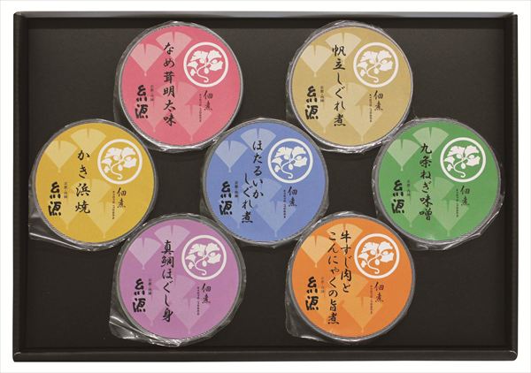 ■商品内容：なめ茸明太味・九条ねぎ味噌各60g×1、帆立しぐれ煮・牛すじ肉とこんにゃくの旨煮・かき浜焼・ほたるいかしぐれ煮各50g×1、真鯛ほぐし身30g×1（計7）■パッケージサイズ： ■賞味期限：常温150日 メーカー希望小売価格はメーカーカタログに基づいて掲載しています ■さまざまなギフトアイテムをご用意しております。 内祝　内祝い　お祝い返し　ウェディングギフト　ブライダルギフト　引き出物　引出物　結婚引き出物　結婚引出物　結婚内祝い　出産内祝い 命名内祝い　入園内祝い　入学内祝い　卒園内祝い　卒業内祝い　就職内祝い　新築内祝い　引越し内祝い　快気内祝い　開店内祝い　二次会 披露宴　お祝い　御祝　結婚式　結婚祝い　出産祝い　初節句　七五三　入園祝い　入学祝い　卒園祝い　卒業祝い　成人式　就職祝い　昇進祝い 新築祝い　上棟祝い　引っ越し祝い　引越し祝い　開店祝い　退職祝い　快気祝い　全快祝い　初老祝い　還暦祝い　古稀祝い　喜寿祝い　傘寿祝い 米寿祝い　卒寿祝い　白寿祝い　長寿祝い　金婚式　銀婚式　ダイヤモンド婚式　結婚記念日　ギフト　ギフトセット　セット　詰め合わせ　贈答品　お返し お礼　御礼　ごあいさつ　ご挨拶　御挨拶　プレゼント　お見舞い　お見舞御礼　お餞別　引越し　引越しご挨拶　記念日　誕生日　父の日　母の日　敬老の日 記念品　卒業記念品　定年退職記念品　ゴルフコンペ　コンペ景品　景品　賞品　粗品　お香典返し　香典返し　志　満中陰志　弔事　会葬御礼　法要 法要引き出物　法要引出物　法事　法事引き出物　法事引出物　忌明け　四十九日　七七日忌明け志　一周忌　三回忌　回忌法要　偲び草　粗供養　初盆 供物　お供え　お中元　御中元　お歳暮　御歳暮　お年賀　御年賀　残暑見舞い　年始挨拶　ボーリング大会　景品　レミパン　ゼリー　スターバックス 千疋屋　結婚式　そうめん　ローラアシュレイ　プリン　話題　ディズニー　カタログギフト　ティファール　ビタクラフト　ステンレスタンブラー　リラックマ のし無料　メッセージカード無料　ラッピング無料 ギフトにぴったりのアイテムをご紹介！ 贈り物に悩んでいる方へ、心温まるギフトアイテムを取り揃えました。高品質な食品、ふわふわのタオル、美しい食器、そしてセンスあふれる雑貨まで、幅広いラインナップであなたの大切な人への思いを伝えます。 特徴 高品質：厳選された素材と丁寧な製造工程で作られた商品ばかり。どれも長く愛用いただけます。 多用途：どんなシーンでも使える万能アイテムが揃っています。誕生日、結婚祝い、新築祝いなど、さまざまな場面に最適です。 デザイン：シンプルで洗練されたデザインから、カラフルで個性的なものまで、多彩なバリエーションをご用意。 お手頃価格：高品質ながら手ごろな価格で、コストパフォーマンスも抜群。 おすすめの用途とシーン 誕生日プレゼント：大切な人の特別な日を祝うために、実用的かつ心温まるギフトを。食品やタオルは、日常で役立つアイテムとして喜ばれます。 結婚祝い：新しい生活を始めるカップルに、美しい食器やおしゃれな雑貨を。幸せな家庭を築くお手伝いができます。 新築祝い：新しい家に引っ越した友人や家族へ、インテリアにぴったりの雑貨や実用的なタオルを。快適な生活をサポートします。 お返しギフト：感謝の気持ちを込めて、おしゃれで実用的なアイテムを。食品はもちろん、使い心地の良いタオルや美しい食器も喜ばれます。 季節の贈り物：お中元やお歳暮、季節の挨拶として、季節に合ったギフトを。夏には涼しげな雑貨、冬には温かみのあるタオルや食品が最適です。 贈る相手に合わせたおすすめ グルメな方へ：美味しい食品を贈れば、食卓が一層華やかに。特別な時間を演出します。 家庭的な方へ：ふわふわのタオルや使いやすい食器で、日常生活に彩りを。 オシャレな方へ：センスあふれる雑貨で、インテリアを一層魅力的に。 まとめ あなたの気持ちを込めたギフト選びをお手伝いします。どれも心を込めて選んだアイテムばかりです。大切な人への贈り物として、自信を持っておすすめします。 商品概要 [分類] 以下のような商品をお探しの方にオススメです。スイーツ スィーツ スウィーツ Sweets ケーキ お菓子 洋菓子 デザート おやつ 小腹対策 食品 食べ物 / チョコレートケーキ チョコレート ガトーショコラ チーズケーキ 生菓子 生ケーキ ベイクドチーズケーキ [評価・マスコミ] ランキング1位のおすすめ(お勧め オススメ) インスタ映え SNS 評判 今話題の人気商品 [サービス] 以下のサービスをご利用いだだけます。不可の場合あり。お取り寄せ 全国配送 全国発送 オーダー 注文 デリバリー 取寄せ 宅配 ネット通販 持ち運び可 / 送料無料 送料込み 無料ギフト対応 日持ち長い 長期保存 賞味期限が長い 名入れ 当日発送 お急ぎ便 即日配送 即日発送 翌日配送 翌日発送 前日に買う あす楽 明日楽 即納 翌日 あす着 明日届く 配送日指定可 冷凍保存可 冷凍保管 冷凍便 ギフトラッピング ギフト対応 予約 メッセージ付き 有料メッセージカード 有料お誕生日カード ホワイトデー当日お届け可能 [パッケージ] 　 以下のような包装でお届けします。詰め合わせ セット アソート 化粧箱入り ラッピング不要 個包装 小分け 手提げ袋（有償） 2重梱包 [デザイン] 以下のようなイメージをお求めの方におすすめです。お洒落 可愛い ゴージャス 高級感 プレミアム サプライズ感 美しい インパクト 面白い 珍しい 希少 驚き シンプル 上品 スタイリッシュ エレガント モダン [ご用途] 工夫次第で様々な用途でご利用いただけます。贈り物 プレゼント ギフト プチギフト 贈答品 お祝い 御祝い 退職祝い 内祝い 出産祝い 出産内祝い 入学祝い 卒業祝い ご褒美 手土産 お土産 お使い物 お返し お礼 ご挨拶 ご進物 お配り 配る ばらまき バレンタインデー バレンタインデイ ヴァレンタイン 友チョコ 義理チョコ 本命チョコ 逆チョコ バレンタインチョコ ホワイトデー ホワイトデイ ホワイトデーのお返し 七五三 ひな祭り こどもの日 ハロウィン クリスマス お中元 お年賀 ウインターギフト 御中元 御歳暮 サマーギフト 残暑見舞い お歳暮 母の日 父の日 敬老の日 敬老会記念品 敬老会 結婚祝い 結婚内祝い 結婚記念日 結婚式二次会 二次会のプチギフト 結婚披露宴の引き出物 引き菓子 ウエディングパーティー 成人祝い 長寿祝い 還暦祝い 古希祝い 古稀祝い 喜寿祝い 傘寿祝い 米寿祝い 卒寿祝い 白寿祝い 紀寿祝い 百寿祝い 成人式 セレモニー イベント 内祝い 快気祝い 快気内祝い 出産内祝い 出産祝い 記念日 お返し ご進物 御使い物 お礼 ご挨拶 御礼 ご祝儀 祝儀の品 お使い物 ノベルティー 粗品 景品 長寿 法事 法要 仏事 年忌法事 志 粗供養 供養返し 香典返し 満中陰志 御供え お供え 御供物 弔事 七五三 ひな祭り 入学祝い 卒業祝い 卒園祝い 退職祝い 入社祝い 成人式 成人式のお祝い 朝食 食事代わり ティータイム ブレイクタイム ホームパーティー クリスマスケーキ 誕生日プレゼント 誕生祝い バースデーケーキ 学校 会社 職場 法人 取引先 部活 イベント サークル 介護施設 [おすすめの方] 以下のような様々なお客様にお喜びいただいております。10代 20代 30代 40代 50代 60代 70代 80代 90代 100歳以上 お母さん お父さん ママ パパ 兄弟姉妹 彼氏 彼女 恋人 義理の母 叔父さん 親戚の お嬢さん 大家族 家族 赤ちゃん 祖父 祖母 叔父 叔母 孫 おじいちゃん おばあちゃん じいじ ばあば 夫 旦那 妻 奥様 お嫁さん 奥さん 親 両親 娘 同僚 友達 仲間 友人 親友 上司 部下 先輩 後輩 お世話になった方 恩師 先生 大人数 女友達 法人 女性 男性 大人 子ども 子供用 小学生 中学生 高校生 男の子 女の子 辛党 甘党 甘いものが苦手 高齢者 お年寄り [その他おすすめ] 以下のような商品に興味のある方にもオススメです。大量 大量購入 財布に優しい 大人数 業務用 大量スイーツ お試し コスパ良い /なめ茸明太味・九条ねぎ味噌各60g×1、帆立しぐれ煮・牛すじ肉とこんにゃくの旨煮・かき浜焼・ほたるいかしぐれ煮各50g×1、真鯛ほぐし身30g×1（計7）