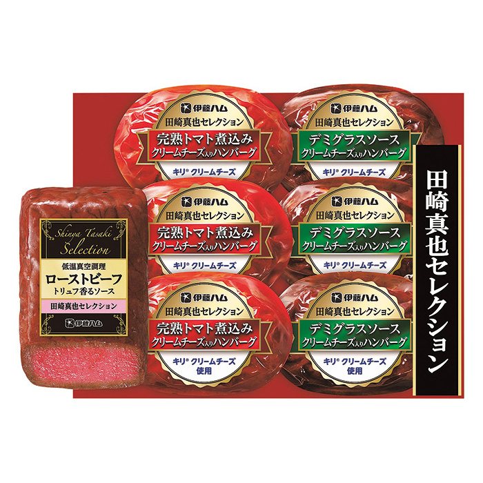 ■商品紹介：田崎真也おすすめ。ローストビーフとクリームチーズ入りハンバーグの詰め合わせです。 ■商品内容：低温真空調理ローストビーフトリュフ香るソース180g×1・クリームチーズ入りハンバーグ（デミグラスソース77g・完熟トマト煮込み77g）×各3 ■商品サイズ(cm)：156×200×80 ■商品重量：770g ■賞味期限：賞味期限:冷凍で365日 メーカー希望小売価格はメーカーカタログに基づいて掲載しています ■さまざまなギフトアイテムをご用意しております。 内祝　内祝い　お祝い返し　ウェディングギフト　ブライダルギフト　引き出物　引出物　結婚引き出物　結婚引出物　結婚内祝い　出産内祝い 命名内祝い　入園内祝い　入学内祝い　卒園内祝い　卒業内祝い　就職内祝い　新築内祝い　引越し内祝い　快気内祝い　開店内祝い　二次会 披露宴　お祝い　御祝　結婚式　結婚祝い　出産祝い　初節句　七五三　入園祝い　入学祝い　卒園祝い　卒業祝い　成人式　就職祝い　昇進祝い 新築祝い　上棟祝い　引っ越し祝い　引越し祝い　開店祝い　退職祝い　快気祝い　全快祝い　初老祝い　還暦祝い　古稀祝い　喜寿祝い　傘寿祝い 米寿祝い　卒寿祝い　白寿祝い　長寿祝い　金婚式　銀婚式　ダイヤモンド婚式　結婚記念日　ギフト　ギフトセット　セット　詰め合わせ　贈答品　お返し お礼　御礼　ごあいさつ　ご挨拶　御挨拶　プレゼント　お見舞い　お見舞御礼　お餞別　引越し　引越しご挨拶　記念日　誕生日　父の日　母の日　敬老の日 記念品　卒業記念品　定年退職記念品　ゴルフコンペ　コンペ景品　景品　賞品　粗品　お香典返し　香典返し　志　満中陰志　弔事　会葬御礼　法要 法要引き出物　法要引出物　法事　法事引き出物　法事引出物　忌明け　四十九日　七七日忌明け志　一周忌　三回忌　回忌法要　偲び草　粗供養　初盆 供物　お供え　お中元　御中元　お歳暮　御歳暮　お年賀　御年賀　残暑見舞い　年始挨拶　ボーリング大会　景品　レミパン　ゼリー　スターバックス 千疋屋　結婚式　そうめん　ローラアシュレイ　プリン　話題　ディズニー　カタログギフト　ティファール　ビタクラフト　ステンレスタンブラー　リラックマ のし無料　メッセージカード無料　ラッピング無料 ギフトにぴったりのアイテムをご紹介！ 贈り物に悩んでいる方へ、心温まるギフトアイテムを取り揃えました。高品質な食品、ふわふわのタオル、美しい食器、そしてセンスあふれる雑貨まで、幅広いラインナップであなたの大切な人への思いを伝えます。 特徴 高品質：厳選された素材と丁寧な製造工程で作られた商品ばかり。どれも長く愛用いただけます。 多用途：どんなシーンでも使える万能アイテムが揃っています。誕生日、結婚祝い、新築祝いなど、さまざまな場面に最適です。 デザイン：シンプルで洗練されたデザインから、カラフルで個性的なものまで、多彩なバリエーションをご用意。 お手頃価格：高品質ながら手ごろな価格で、コストパフォーマンスも抜群。 おすすめの用途とシーン 誕生日プレゼント：大切な人の特別な日を祝うために、実用的かつ心温まるギフトを。食品やタオルは、日常で役立つアイテムとして喜ばれます。 結婚祝い：新しい生活を始めるカップルに、美しい食器やおしゃれな雑貨を。幸せな家庭を築くお手伝いができます。 新築祝い：新しい家に引っ越した友人や家族へ、インテリアにぴったりの雑貨や実用的なタオルを。快適な生活をサポートします。 お返しギフト：感謝の気持ちを込めて、おしゃれで実用的なアイテムを。食品はもちろん、使い心地の良いタオルや美しい食器も喜ばれます。 季節の贈り物：お中元やお歳暮、季節の挨拶として、季節に合ったギフトを。夏には涼しげな雑貨、冬には温かみのあるタオルや食品が最適です。 贈る相手に合わせたおすすめ グルメな方へ：美味しい食品を贈れば、食卓が一層華やかに。特別な時間を演出します。 家庭的な方へ：ふわふわのタオルや使いやすい食器で、日常生活に彩りを。 オシャレな方へ：センスあふれる雑貨で、インテリアを一層魅力的に。 まとめ あなたの気持ちを込めたギフト選びをお手伝いします。どれも心を込めて選んだアイテムばかりです。大切な人への贈り物として、自信を持っておすすめします。 商品概要 [分類] 以下のような商品をお探しの方にオススメです。スイーツ スィーツ スウィーツ Sweets ケーキ お菓子 洋菓子 デザート おやつ 小腹対策 食品 食べ物 / チョコレートケーキ チョコレート ガトーショコラ チーズケーキ 生菓子 生ケーキ ベイクドチーズケーキ [評価・マスコミ] ランキング1位のおすすめ(お勧め オススメ) インスタ映え SNS 評判 今話題の人気商品 [サービス] 以下のサービスをご利用いだだけます。不可の場合あり。お取り寄せ 全国配送 全国発送 オーダー 注文 デリバリー 取寄せ 宅配 ネット通販 持ち運び可 / 送料無料 送料込み 無料ギフト対応 日持ち長い 長期保存 賞味期限が長い 名入れ 当日発送 お急ぎ便 即日配送 即日発送 翌日配送 翌日発送 前日に買う あす楽 明日楽 即納 翌日 あす着 明日届く 配送日指定可 冷凍保存可 冷凍保管 冷凍便 ギフトラッピング ギフト対応 予約 メッセージ付き 有料メッセージカード 有料お誕生日カード ホワイトデー当日お届け可能 [パッケージ] 　 以下のような包装でお届けします。詰め合わせ セット アソート 化粧箱入り ラッピング不要 個包装 小分け 手提げ袋（有償） 2重梱包 [デザイン] 以下のようなイメージをお求めの方におすすめです。お洒落 可愛い ゴージャス 高級感 プレミアム サプライズ感 美しい インパクト 面白い 珍しい 希少 驚き シンプル 上品 スタイリッシュ エレガント モダン [ご用途] 工夫次第で様々な用途でご利用いただけます。贈り物 プレゼント ギフト プチギフト 贈答品 お祝い 御祝い 退職祝い 内祝い 出産祝い 出産内祝い 入学祝い 卒業祝い ご褒美 手土産 お土産 お使い物 お返し お礼 ご挨拶 ご進物 お配り 配る ばらまき バレンタインデー バレンタインデイ ヴァレンタイン 友チョコ 義理チョコ 本命チョコ 逆チョコ バレンタインチョコ ホワイトデー ホワイトデイ ホワイトデーのお返し 七五三 ひな祭り こどもの日 ハロウィン クリスマス お中元 お年賀 ウインターギフト 御中元 御歳暮 サマーギフト 残暑見舞い お歳暮 母の日 父の日 敬老の日 敬老会記念品 敬老会 結婚祝い 結婚内祝い 結婚記念日 結婚式二次会 二次会のプチギフト 結婚披露宴の引き出物 引き菓子 ウエディングパーティー 成人祝い 長寿祝い 還暦祝い 古希祝い 古稀祝い 喜寿祝い 傘寿祝い 米寿祝い 卒寿祝い 白寿祝い 紀寿祝い 百寿祝い 成人式 セレモニー イベント 内祝い 快気祝い 快気内祝い 出産内祝い 出産祝い 記念日 お返し ご進物 御使い物 お礼 ご挨拶 御礼 ご祝儀 祝儀の品 お使い物 ノベルティー 粗品 景品 長寿 法事 法要 仏事 年忌法事 志 粗供養 供養返し 香典返し 満中陰志 御供え お供え 御供物 弔事 七五三 ひな祭り 入学祝い 卒業祝い 卒園祝い 退職祝い 入社祝い 成人式 成人式のお祝い 朝食 食事代わり ティータイム ブレイクタイム ホームパーティー クリスマスケーキ 誕生日プレゼント 誕生祝い バースデーケーキ 学校 会社 職場 法人 取引先 部活 イベント サークル 介護施設 [おすすめの方] 以下のような様々なお客様にお喜びいただいております。10代 20代 30代 40代 50代 60代 70代 80代 90代 100歳以上 お母さん お父さん ママ パパ 兄弟姉妹 彼氏 彼女 恋人 義理の母 叔父さん 親戚の お嬢さん 大家族 家族 赤ちゃん 祖父 祖母 叔父 叔母 孫 おじいちゃん おばあちゃん じいじ ばあば 夫 旦那 妻 奥様 お嫁さん 奥さん 親 両親 娘 同僚 友達 仲間 友人 親友 上司 部下 先輩 後輩 お世話になった方 恩師 先生 大人数 女友達 法人 女性 男性 大人 子ども 子供用 小学生 中学生 高校生 男の子 女の子 辛党 甘党 甘いものが苦手 高齢者 お年寄り [その他おすすめ] 以下のような商品に興味のある方にもオススメです。大量 大量購入 財布に優しい 大人数 業務用 大量スイーツ お試し コスパ良い /田崎真也おすすめ。ローストビーフとクリームチーズ入りハンバーグの詰め合わせです。