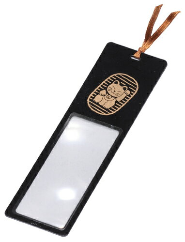 蒔絵しおりルーペ(小判猫)