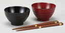 3.6夫婦千筋汁椀 根来・曙(箸付)