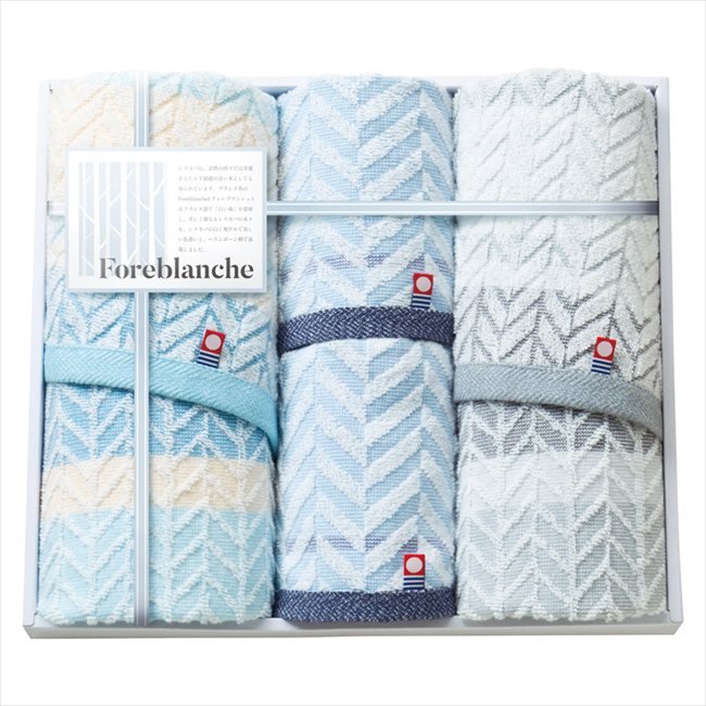 フォレブランシュ フェイスタオル2P&ウォッシュタオル2P HBM-4009 内祝 内祝い お祝 御祝 記念品 出産内祝い プレゼント 快気祝い 粗供養 引出物