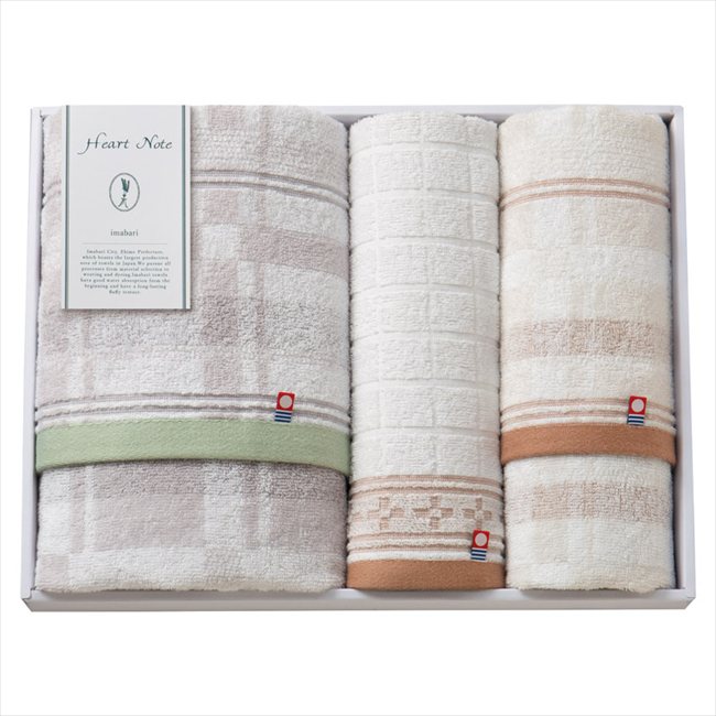 今治タオル Heart Note タオルセット HN-0051 内祝 内祝い お祝 御祝 記念品 出産内祝い プレゼント 快気祝い 粗供養 引出物