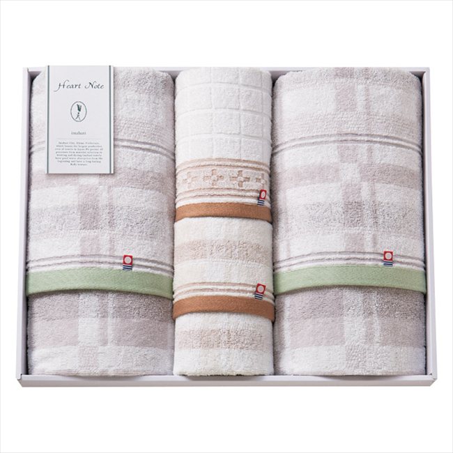 今治タオル Heart Note タオルセット HN-0081 内祝 内祝い お祝 御祝 記念品 出産内祝い プレゼント 快気祝い 粗供養 引出物