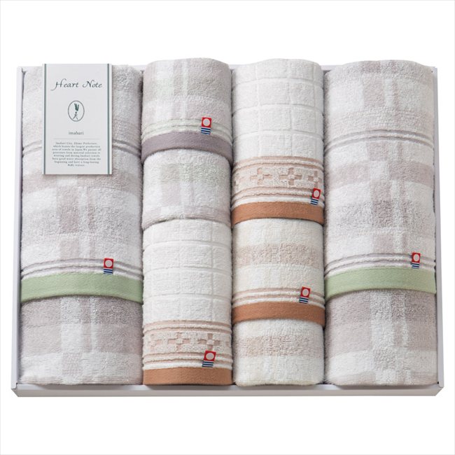 今治タオル Heart Note タオルセット HN-00101 内祝 内祝い お祝 御祝 記念品 出産内祝い プレゼント 快気祝い 粗供養 引出物
