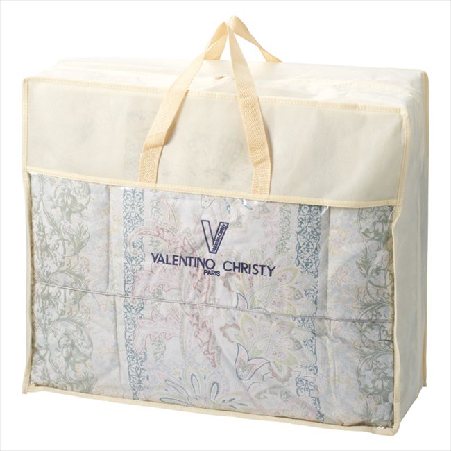 ヴァレンティノ・クリスティー 羽毛ふとんバッグ入（ダウン50%） VCF-420-7 内祝 内祝い お祝 御祝 記念品 出産内祝い プレゼント 快気祝い 粗供養 引出物