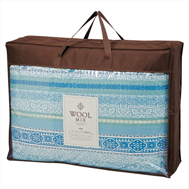 ウールミックス ウール混肌ふとん（羊毛50%） ブルー WLM51505B/RO 内祝 内祝い お祝 御祝 記念品 出産内祝い プレゼント 快気祝い 粗供養 引出物