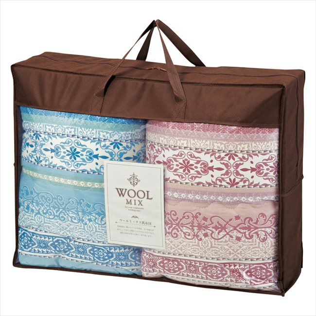 ウールミックス ウール混肌ふとん2P（羊毛50%） WLM53005 内祝 内祝い お祝 御祝 記念品 出産内祝い プ..