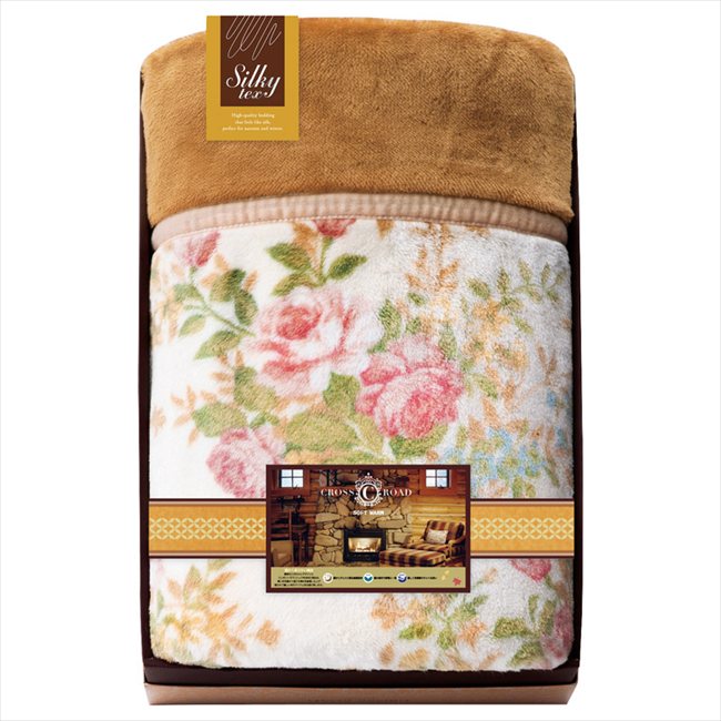 CROSS ROAD あったかアイデア & 厳選素材 厚手の衿付き毛布 2480 内祝 内祝い お祝 御祝 記念品 出産内..