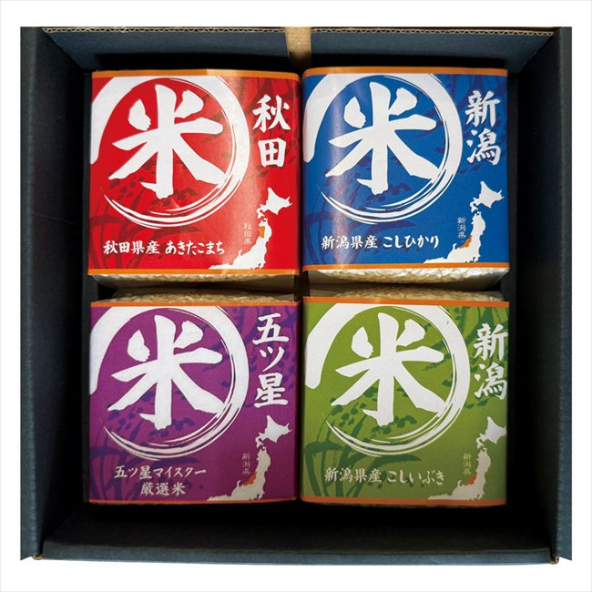 初代田蔵 味わいブランド米食べくらべギフトセット NNBA-3000 内祝 内祝い お祝 御祝 記念品 出産内祝い プレゼント 快気祝い 粗供養 引出物