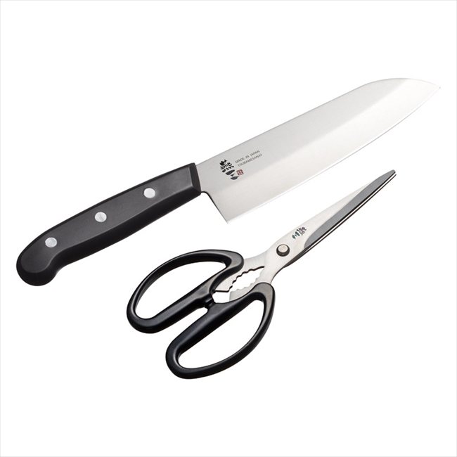 燕三 三徳包丁&キッチンハサミ EM-069 内...の商品画像