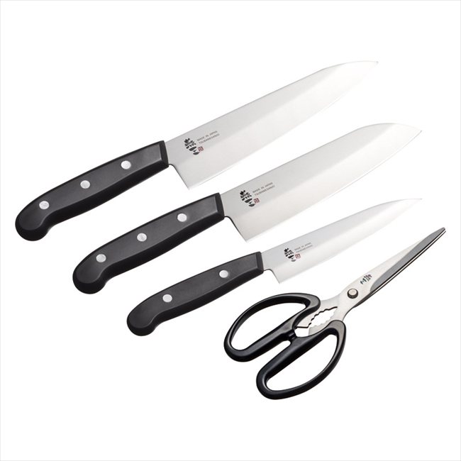 Rakuten - 燕三 ステンレス包丁&キッチンハサミ4点 EM-072 内祝 内祝い お祝 御祝 記念品 出産内祝い プレゼント 快気祝い 粗供養 引出物