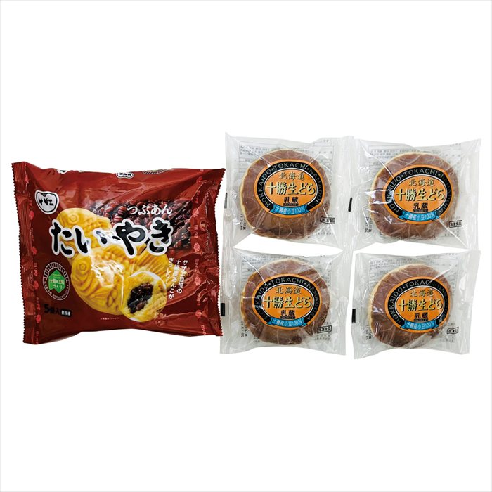 ■お歳暮専用商品となります。商品出荷日：11月4日から12月10日ごろ 十勝生どら（70g）×4、たい焼き（90g×4尾）×1 ■商品紹介：北海道十勝産小豆を使用したたいやきと生どら。 ■パッケージサイズ： ■商品重量（kg）：0.8 ■賞味期限・アレルゲン表示冷凍1年　卵・小麦・乳 メーカー希望小売価格はメーカーカタログに基づいて掲載しています ■さまざまなギフトアイテムをご用意しております。 内祝　内祝い　お祝い返し　ウェディングギフト　ブライダルギフト　引き出物　引出物　結婚引き出物　結婚引出物　結婚内祝い　出産内祝い 命名内祝い　入園内祝い　入学内祝い　卒園内祝い　卒業内祝い　就職内祝い　新築内祝い　引越し内祝い　快気内祝い　開店内祝い　二次会 披露宴　お祝い　御祝　結婚式　結婚祝い　出産祝い　初節句　七五三　入園祝い　入学祝い　卒園祝い　卒業祝い　成人式　就職祝い　昇進祝い 新築祝い　上棟祝い　引っ越し祝い　引越し祝い　開店祝い　退職祝い　快気祝い　全快祝い　初老祝い　還暦祝い　古稀祝い　喜寿祝い　傘寿祝い 米寿祝い　卒寿祝い　白寿祝い　長寿祝い　金婚式　銀婚式　ダイヤモンド婚式　結婚記念日　ギフト　ギフトセット　セット　詰め合わせ　贈答品　お返し お礼　御礼　ごあいさつ　ご挨拶　御挨拶　プレゼント　お見舞い　お見舞御礼　お餞別　引越し　引越しご挨拶　記念日　誕生日　父の日　母の日　敬老の日 記念品　卒業記念品　定年退職記念品　ゴルフコンペ　コンペ景品　景品　賞品　粗品　お香典返し　香典返し　志　満中陰志　弔事　会葬御礼　法要 法要引き出物　法要引出物　法事　法事引き出物　法事引出物　忌明け　四十九日　七七日忌明け志　一周忌　三回忌　回忌法要　偲び草　粗供養　初盆 供物　お供え　お中元　御中元　お歳暮　御歳暮　お年賀　御年賀　残暑見舞い　年始挨拶　ボーリング大会　景品　レミパン　ゼリー　スターバックス 千疋屋　結婚式　そうめん　ローラアシュレイ　プリン　話題　ディズニー　カタログギフト　ティファール　ビタクラフト　ステンレスタンブラー　リラックマ のし無料　メッセージカード無料　ラッピング無料 ギフトにぴったりのアイテムをご紹介！ 贈り物に悩んでいる方へ、心温まるギフトアイテムを取り揃えました。高品質な食品、ふわふわのタオル、美しい食器、そしてセンスあふれる雑貨まで、幅広いラインナップであなたの大切な人への思いを伝えます。 特徴 高品質：厳選された素材と丁寧な製造工程で作られた商品ばかり。どれも長く愛用いただけます。 多用途：どんなシーンでも使える万能アイテムが揃っています。誕生日、結婚祝い、新築祝いなど、さまざまな場面に最適です。 デザイン：シンプルで洗練されたデザインから、カラフルで個性的なものまで、多彩なバリエーションをご用意。 お手頃価格：高品質ながら手ごろな価格で、コストパフォーマンスも抜群。 おすすめの用途とシーン 誕生日プレゼント：大切な人の特別な日を祝うために、実用的かつ心温まるギフトを。食品やタオルは、日常で役立つアイテムとして喜ばれます。 結婚祝い：新しい生活を始めるカップルに、美しい食器やおしゃれな雑貨を。幸せな家庭を築くお手伝いができます。 新築祝い：新しい家に引っ越した友人や家族へ、インテリアにぴったりの雑貨や実用的なタオルを。快適な生活をサポートします。 お返しギフト：感謝の気持ちを込めて、おしゃれで実用的なアイテムを。食品はもちろん、使い心地の良いタオルや美しい食器も喜ばれます。 季節の贈り物：お中元やお歳暮、季節の挨拶として、季節に合ったギフトを。夏には涼しげな雑貨、冬には温かみのあるタオルや食品が最適です。 贈る相手に合わせたおすすめ グルメな方へ：美味しい食品を贈れば、食卓が一層華やかに。特別な時間を演出します。 家庭的な方へ：ふわふわのタオルや使いやすい食器で、日常生活に彩りを。 オシャレな方へ：センスあふれる雑貨で、インテリアを一層魅力的に。 まとめ あなたの気持ちを込めたギフト選びをお手伝いします。どれも心を込めて選んだアイテムばかりです。大切な人への贈り物として、自信を持っておすすめします。 商品概要 [分類] 以下のような商品をお探しの方にオススメです。スイーツ スィーツ スウィーツ Sweets ケーキ お菓子 洋菓子 デザート おやつ 小腹対策 食品 食べ物 / チョコレートケーキ チョコレート ガトーショコラ チーズケーキ 生菓子 生ケーキ ベイクドチーズケーキ [評価・マスコミ] ランキング1位のおすすめ(お勧め オススメ) インスタ映え SNS 評判 今話題の人気商品 [サービス] 以下のサービスをご利用いだだけます。不可の場合あり。お取り寄せ 全国配送 全国発送 オーダー 注文 デリバリー 取寄せ 宅配 ネット通販 持ち運び可 / 送料無料 送料込み 無料ギフト対応 日持ち長い 長期保存 賞味期限が長い 名入れ 当日発送 お急ぎ便 即日配送 即日発送 翌日配送 翌日発送 前日に買う あす楽 明日楽 即納 翌日 あす着 明日届く 配送日指定可 冷凍保存可 冷凍保管 冷凍便 ギフトラッピング ギフト対応 予約 メッセージ付き 有料メッセージカード 有料お誕生日カード ホワイトデー当日お届け可能 [パッケージ] 　 以下のような包装でお届けします。詰め合わせ セット アソート 化粧箱入り ラッピング不要 個包装 小分け 手提げ袋（有償） 2重梱包 [デザイン] 以下のようなイメージをお求めの方におすすめです。お洒落 可愛い ゴージャス 高級感 プレミアム サプライズ感 美しい インパクト 面白い 珍しい 希少 驚き シンプル 上品 スタイリッシュ エレガント モダン [ご用途] 工夫次第で様々な用途でご利用いただけます。贈り物 プレゼント ギフト プチギフト 贈答品 お祝い 御祝い 退職祝い 内祝い 出産祝い 出産内祝い 入学祝い 卒業祝い ご褒美 手土産 お土産 お使い物 お返し お礼 ご挨拶 ご進物 お配り 配る ばらまき バレンタインデー バレンタインデイ ヴァレンタイン 友チョコ 義理チョコ 本命チョコ 逆チョコ バレンタインチョコ ホワイトデー ホワイトデイ ホワイトデーのお返し 七五三 ひな祭り こどもの日 ハロウィン クリスマス お中元 お年賀 ウインターギフト 御中元 御歳暮 サマーギフト 残暑見舞い お歳暮 母の日 父の日 敬老の日 敬老会記念品 敬老会 結婚祝い 結婚内祝い 結婚記念日 結婚式二次会 二次会のプチギフト 結婚披露宴の引き出物 引き菓子 ウエディングパーティー 成人祝い 長寿祝い 還暦祝い 古希祝い 古稀祝い 喜寿祝い 傘寿祝い 米寿祝い 卒寿祝い 白寿祝い 紀寿祝い 百寿祝い 成人式 セレモニー イベント 内祝い 快気祝い 快気内祝い 出産内祝い 出産祝い 記念日 お返し ご進物 御使い物 お礼 ご挨拶 御礼 ご祝儀 祝儀の品 お使い物 ノベルティー 粗品 景品 長寿 法事 法要 仏事 年忌法事 志 粗供養 供養返し 香典返し 満中陰志 御供え お供え 御供物 弔事 七五三 ひな祭り 入学祝い 卒業祝い 卒園祝い 退職祝い 入社祝い 成人式 成人式のお祝い 朝食 食事代わり ティータイム ブレイクタイム ホームパーティー クリスマスケーキ 誕生日プレゼント 誕生祝い バースデーケーキ 学校 会社 職場 法人 取引先 部活 イベント サークル 介護施設 [おすすめの方] 以下のような様々なお客様にお喜びいただいております。10代 20代 30代 40代 50代 60代 70代 80代 90代 100歳以上 お母さん お父さん ママ パパ 兄弟姉妹 彼氏 彼女 恋人 義理の母 叔父さん 親戚の お嬢さん 大家族 家族 赤ちゃん 祖父 祖母 叔父 叔母 孫 おじいちゃん おばあちゃん じいじ ばあば 夫 旦那 妻 奥様 お嫁さん 奥さん 親 両親 娘 同僚 友達 仲間 友人 親友 上司 部下 先輩 後輩 お世話になった方 恩師 先生 大人数 女友達 法人 女性 男性 大人 子ども 子供用 小学生 中学生 高校生 男の子 女の子 辛党 甘党 甘いものが苦手 高齢者 お年寄り [その他おすすめ] 以下のような商品に興味のある方にもオススメです。大量 大量購入 財布に優しい 大人数 業務用 大量スイーツ お試し コスパ良い /北海道十勝産小豆を使用したたいやきと生どら。