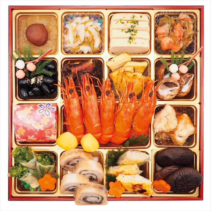 ■お歳暮専用商品となります。商品出荷日：11月4日から12月10日ごろ 全62品 ■商品紹介：たっぷり62品の彩り豊かなおせち。 ■パッケージサイズ：25.7×25.7×15.3 ■商品重量（kg）：1.2 ■賞味期限・アレルゲン表示消費期限:2027年1月2日　卵・小麦・乳・えび・かに・くるみ メーカー希望小売価格はメーカーカタログに基づいて掲載しています ■さまざまなギフトアイテムをご用意しております。 内祝　内祝い　お祝い返し　ウェディングギフト　ブライダルギフト　引き出物　引出物　結婚引き出物　結婚引出物　結婚内祝い　出産内祝い 命名内祝い　入園内祝い　入学内祝い　卒園内祝い　卒業内祝い　就職内祝い　新築内祝い　引越し内祝い　快気内祝い　開店内祝い　二次会 披露宴　お祝い　御祝　結婚式　結婚祝い　出産祝い　初節句　七五三　入園祝い　入学祝い　卒園祝い　卒業祝い　成人式　就職祝い　昇進祝い 新築祝い　上棟祝い　引っ越し祝い　引越し祝い　開店祝い　退職祝い　快気祝い　全快祝い　初老祝い　還暦祝い　古稀祝い　喜寿祝い　傘寿祝い 米寿祝い　卒寿祝い　白寿祝い　長寿祝い　金婚式　銀婚式　ダイヤモンド婚式　結婚記念日　ギフト　ギフトセット　セット　詰め合わせ　贈答品　お返し お礼　御礼　ごあいさつ　ご挨拶　御挨拶　プレゼント　お見舞い　お見舞御礼　お餞別　引越し　引越しご挨拶　記念日　誕生日　父の日　母の日　敬老の日 記念品　卒業記念品　定年退職記念品　ゴルフコンペ　コンペ景品　景品　賞品　粗品　お香典返し　香典返し　志　満中陰志　弔事　会葬御礼　法要 法要引き出物　法要引出物　法事　法事引き出物　法事引出物　忌明け　四十九日　七七日忌明け志　一周忌　三回忌　回忌法要　偲び草　粗供養　初盆 供物　お供え　お中元　御中元　お歳暮　御歳暮　お年賀　御年賀　残暑見舞い　年始挨拶　ボーリング大会　景品　レミパン　ゼリー　スターバックス 千疋屋　結婚式　そうめん　ローラアシュレイ　プリン　話題　ディズニー　カタログギフト　ティファール　ビタクラフト　ステンレスタンブラー　リラックマ のし無料　メッセージカード無料　ラッピング無料 ギフトにぴったりのアイテムをご紹介！ 贈り物に悩んでいる方へ、心温まるギフトアイテムを取り揃えました。高品質な食品、ふわふわのタオル、美しい食器、そしてセンスあふれる雑貨まで、幅広いラインナップであなたの大切な人への思いを伝えます。 特徴 高品質：厳選された素材と丁寧な製造工程で作られた商品ばかり。どれも長く愛用いただけます。 多用途：どんなシーンでも使える万能アイテムが揃っています。誕生日、結婚祝い、新築祝いなど、さまざまな場面に最適です。 デザイン：シンプルで洗練されたデザインから、カラフルで個性的なものまで、多彩なバリエーションをご用意。 お手頃価格：高品質ながら手ごろな価格で、コストパフォーマンスも抜群。 おすすめの用途とシーン 誕生日プレゼント：大切な人の特別な日を祝うために、実用的かつ心温まるギフトを。食品やタオルは、日常で役立つアイテムとして喜ばれます。 結婚祝い：新しい生活を始めるカップルに、美しい食器やおしゃれな雑貨を。幸せな家庭を築くお手伝いができます。 新築祝い：新しい家に引っ越した友人や家族へ、インテリアにぴったりの雑貨や実用的なタオルを。快適な生活をサポートします。 お返しギフト：感謝の気持ちを込めて、おしゃれで実用的なアイテムを。食品はもちろん、使い心地の良いタオルや美しい食器も喜ばれます。 季節の贈り物：お中元やお歳暮、季節の挨拶として、季節に合ったギフトを。夏には涼しげな雑貨、冬には温かみのあるタオルや食品が最適です。 贈る相手に合わせたおすすめ グルメな方へ：美味しい食品を贈れば、食卓が一層華やかに。特別な時間を演出します。 家庭的な方へ：ふわふわのタオルや使いやすい食器で、日常生活に彩りを。 オシャレな方へ：センスあふれる雑貨で、インテリアを一層魅力的に。 まとめ あなたの気持ちを込めたギフト選びをお手伝いします。どれも心を込めて選んだアイテムばかりです。大切な人への贈り物として、自信を持っておすすめします。 商品概要 [分類] 以下のような商品をお探しの方にオススメです。スイーツ スィーツ スウィーツ Sweets ケーキ お菓子 洋菓子 デザート おやつ 小腹対策 食品 食べ物 / チョコレートケーキ チョコレート ガトーショコラ チーズケーキ 生菓子 生ケーキ ベイクドチーズケーキ [評価・マスコミ] ランキング1位のおすすめ(お勧め オススメ) インスタ映え SNS 評判 今話題の人気商品 [サービス] 以下のサービスをご利用いだだけます。不可の場合あり。お取り寄せ 全国配送 全国発送 オーダー 注文 デリバリー 取寄せ 宅配 ネット通販 持ち運び可 / 送料無料 送料込み 無料ギフト対応 日持ち長い 長期保存 賞味期限が長い 名入れ 当日発送 お急ぎ便 即日配送 即日発送 翌日配送 翌日発送 前日に買う あす楽 明日楽 即納 翌日 あす着 明日届く 配送日指定可 冷凍保存可 冷凍保管 冷凍便 ギフトラッピング ギフト対応 予約 メッセージ付き 有料メッセージカード 有料お誕生日カード ホワイトデー当日お届け可能 [パッケージ] 　 以下のような包装でお届けします。詰め合わせ セット アソート 化粧箱入り ラッピング不要 個包装 小分け 手提げ袋（有償） 2重梱包 [デザイン] 以下のようなイメージをお求めの方におすすめです。お洒落 可愛い ゴージャス 高級感 プレミアム サプライズ感 美しい インパクト 面白い 珍しい 希少 驚き シンプル 上品 スタイリッシュ エレガント モダン [ご用途] 工夫次第で様々な用途でご利用いただけます。贈り物 プレゼント ギフト プチギフト 贈答品 お祝い 御祝い 退職祝い 内祝い 出産祝い 出産内祝い 入学祝い 卒業祝い ご褒美 手土産 お土産 お使い物 お返し お礼 ご挨拶 ご進物 お配り 配る ばらまき バレンタインデー バレンタインデイ ヴァレンタイン 友チョコ 義理チョコ 本命チョコ 逆チョコ バレンタインチョコ ホワイトデー ホワイトデイ ホワイトデーのお返し 七五三 ひな祭り こどもの日 ハロウィン クリスマス お中元 お年賀 ウインターギフト 御中元 御歳暮 サマーギフト 残暑見舞い お歳暮 母の日 父の日 敬老の日 敬老会記念品 敬老会 結婚祝い 結婚内祝い 結婚記念日 結婚式二次会 二次会のプチギフト 結婚披露宴の引き出物 引き菓子 ウエディングパーティー 成人祝い 長寿祝い 還暦祝い 古希祝い 古稀祝い 喜寿祝い 傘寿祝い 米寿祝い 卒寿祝い 白寿祝い 紀寿祝い 百寿祝い 成人式 セレモニー イベント 内祝い 快気祝い 快気内祝い 出産内祝い 出産祝い 記念日 お返し ご進物 御使い物 お礼 ご挨拶 御礼 ご祝儀 祝儀の品 お使い物 ノベルティー 粗品 景品 長寿 法事 法要 仏事 年忌法事 志 粗供養 供養返し 香典返し 満中陰志 御供え お供え 御供物 弔事 七五三 ひな祭り 入学祝い 卒業祝い 卒園祝い 退職祝い 入社祝い 成人式 成人式のお祝い 朝食 食事代わり ティータイム ブレイクタイム ホームパーティー クリスマスケーキ 誕生日プレゼント 誕生祝い バースデーケーキ 学校 会社 職場 法人 取引先 部活 イベント サークル 介護施設 [おすすめの方] 以下のような様々なお客様にお喜びいただいております。10代 20代 30代 40代 50代 60代 70代 80代 90代 100歳以上 お母さん お父さん ママ パパ 兄弟姉妹 彼氏 彼女 恋人 義理の母 叔父さん 親戚の お嬢さん 大家族 家族 赤ちゃん 祖父 祖母 叔父 叔母 孫 おじいちゃん おばあちゃん じいじ ばあば 夫 旦那 妻 奥様 お嫁さん 奥さん 親 両親 娘 同僚 友達 仲間 友人 親友 上司 部下 先輩 後輩 お世話になった方 恩師 先生 大人数 女友達 法人 女性 男性 大人 子ども 子供用 小学生 中学生 高校生 男の子 女の子 辛党 甘党 甘いものが苦手 高齢者 お年寄り [その他おすすめ] 以下のような商品に興味のある方にもオススメです。大量 大量購入 財布に優しい 大人数 業務用 大量スイーツ お試し コスパ良い /たっぷり62品の彩り豊かなおせち。