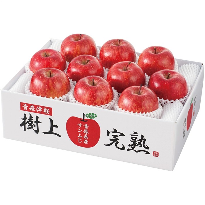 送料無料 青森県産 樹上完熟サンふじりんご H-A4S 全国送料無料 御歳暮ギフト 早割 お歳暮2025 御見舞 ..