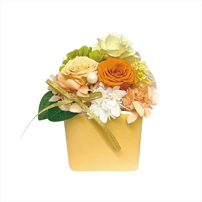 母の日 ギフトアレンジメント エクラン オレンジ HB34635 ※お届け日5/8～10※日付指定不可 送料無料 母の日 父の日 ギフト お取り寄せ スイーツ