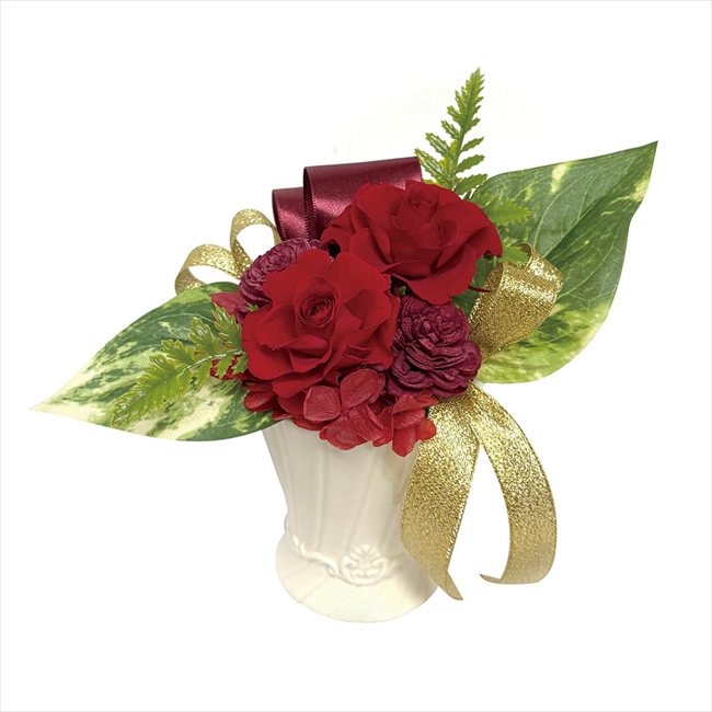 母の日 ギフトアレンジメント プラージュ レッド HB34510 ※お届け日5/8～10※日付指定不可 送料無料 母の日 父の日 ギフト お取り寄せ スイーツ