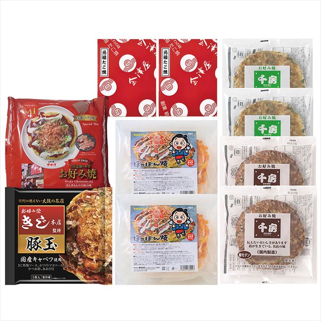父の日 お好み焼きたこ焼きセット＜10食＞ 6605-100 ※お届け日6/19〜21※日付指定不可 送料無料 母の日 父の日 ギフト お取り寄せ スイーツ