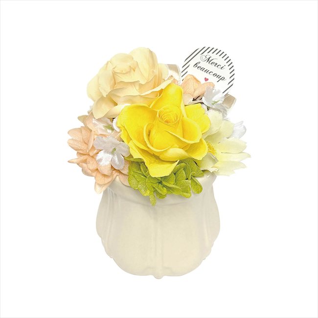 母の日遅れてごめんね プリザーブドフラワーアレンジメント パルフェ イエロー HB34830 ※お届け日5/15～17※日付指定不可 送料無料 母の日 父の日 ギフト お取り寄せ スイーツ