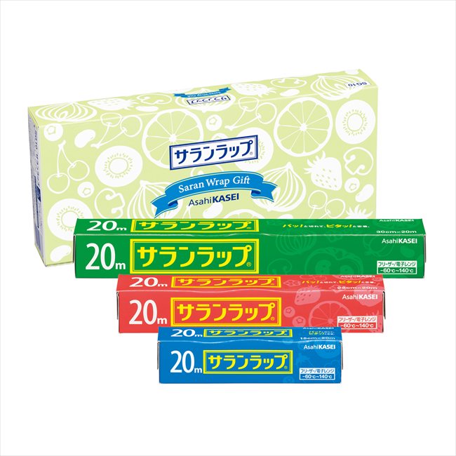 ■セット内容：サランラップ（30cm×20m）×1・サランラップ（22cm×20m)×1・サランラップ（15cm×20m)×1 ■商品サイズ： ■荷姿：化粧箱 メーカー希望小売価格はメーカーカタログに基づいて掲載しています ■さまざまなギフトアイテムをご用意しております。 内祝　内祝い　お祝い返し　ウェディングギフト　ブライダルギフト　引き出物　引出物　結婚引き出物　結婚引出物　結婚内祝い　出産内祝い 命名内祝い　入園内祝い　入学内祝い　卒園内祝い　卒業内祝い　就職内祝い　新築内祝い　引越し内祝い　快気内祝い　開店内祝い　二次会 披露宴　お祝い　御祝　結婚式　結婚祝い　出産祝い　初節句　七五三　入園祝い　入学祝い　卒園祝い　卒業祝い　成人式　就職祝い　昇進祝い 新築祝い　上棟祝い　引っ越し祝い　引越し祝い　開店祝い　退職祝い　快気祝い　全快祝い　初老祝い　還暦祝い　古稀祝い　喜寿祝い　傘寿祝い 米寿祝い　卒寿祝い　白寿祝い　長寿祝い　金婚式　銀婚式　ダイヤモンド婚式　結婚記念日　ギフト　ギフトセット　セット　詰め合わせ　贈答品　お返し お礼　御礼　ごあいさつ　ご挨拶　御挨拶　プレゼント　お見舞い　お見舞御礼　お餞別　引越し　引越しご挨拶　記念日　誕生日　父の日　母の日　敬老の日 記念品　卒業記念品　定年退職記念品　ゴルフコンペ　コンペ景品　景品　賞品　粗品　お香典返し　香典返し　志　満中陰志　弔事　会葬御礼　法要 法要引き出物　法要引出物　法事　法事引き出物　法事引出物　忌明け　四十九日　七七日忌明け志　一周忌　三回忌　回忌法要　偲び草　粗供養　初盆 供物　お供え　お中元　御中元　お歳暮　御歳暮　お年賀　御年賀　残暑見舞い　年始挨拶　ボーリング大会　景品　レミパン　ゼリー　スターバックス 千疋屋　結婚式　そうめん　ローラアシュレイ　プリン　話題　ディズニー　カタログギフト　ティファール　ビタクラフト　ステンレスタンブラー　リラックマ のし無料　メッセージカード無料　ラッピング無料■セット内容：サランラップ（30cm×20m）×1・サランラップ（22cm×20m)×1・サランラップ（15cm×20m)×1 ■商品サイズ： ■荷姿：化粧箱