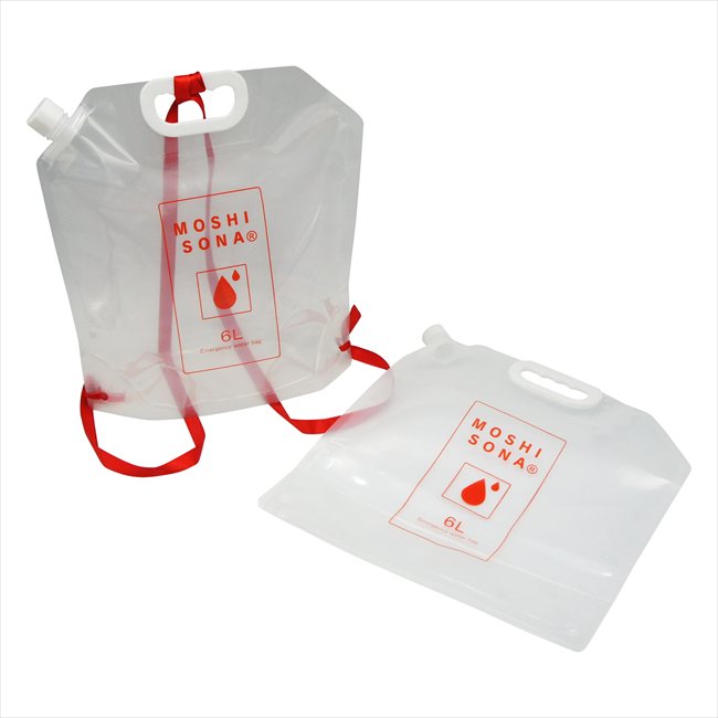乐天商城 - リュック型de給水袋6L 19860 粗品 景品 記念品 来場記念 来店促進 ノベルティ プチギフト